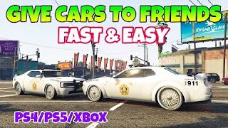 GIVE CARS TO FRIENDS GTA 5 NEW METHOD GCTF HOW TO TRADE CARS GTA GLITCH 🚘 [upl. by Gonzales864]