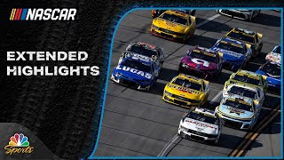 NASCAR Cup Series EXTENDED HIGHLIGHTS YellaWood 500  10624  Motorsports on NBC [upl. by Linehan]