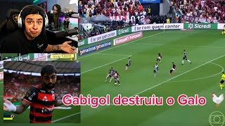 CORINGA REAGINDO FLAMENGO X ATLÉTICO MINEIRO FINAL COPA DO BRASIL [upl. by Koslo]