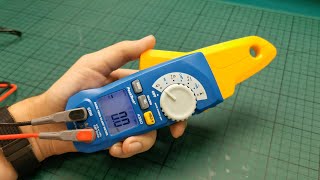 PeakTech P 4350 TRMS Current Clamp Meter 80A ACDC  review and quick test [upl. by Subir21]