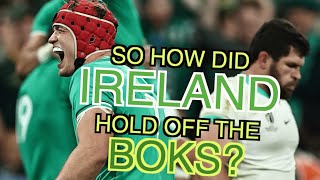 So how did Ireland hold off the Boks  Rugby World Cup 2023 [upl. by Einnahpets]