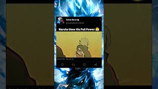 Naruto Uses His Full Power 😤  shorts shortvideo naruto narutoshippuden boruto sasuke viral [upl. by Ail]