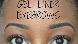 ⋆Gel Liner Eyebrow Tutorial⋆ [upl. by Peri]