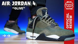 Air Jordan 4 Craft Olive [upl. by Naellij]