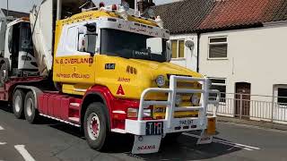 N B Overlands beautiful sounding V8 Scania T144 [upl. by Bryn]