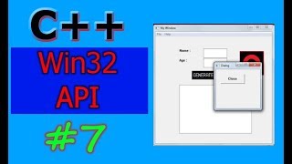 Windows GUI Programming with CC  Win32 API   Part 7  Dialogs Modal and Modeless [upl. by Nebeur699]