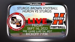 STURGIS BROWN FOOTBALL – Huron Tigers vs Sturgis Scoopers – LIVE [upl. by Lahtnero676]