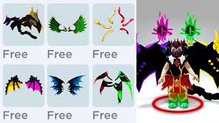 GET FREE ALL WINGS ITEMS IN ROBLOX😱😯😲 [upl. by Yrrah]