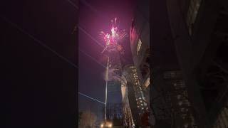 Fireworks at Lotte tower Happy new year 2024 [upl. by Eekram]