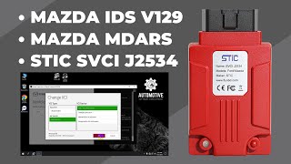 STIC SVCI J2534  UPDATE MAZDA IDS V129  MDARS 2023 [upl. by Luhem]