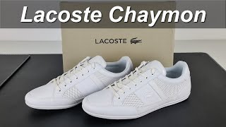 Lacoste Chaymon  Unboxing amp On Feet [upl. by Lurleen847]