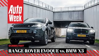 Range Rover Evoque P300e vs BMW X3 xDrive30e  AutoWeek Dubbeltest  English subtitles [upl. by Mehta]