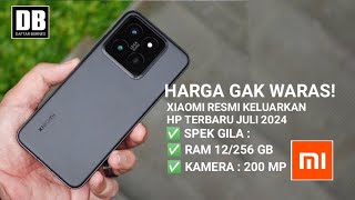 HARGA SUDAH GAK WARAS DERETAN HP XIAOMI TERBARU 2024 BAWA SPEK GILA RAM 12256 GB KAMERA 200 MP [upl. by Fagaly300]