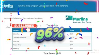 Marlins Test for Seafarer Score 96 [upl. by Broeker93]