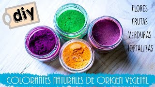 Cómo hacer colorantes naturales  vegetales en polvo 🥕 [upl. by Rayshell711]