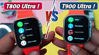 T800 Ultra Vs T900 Ultra Smart Watch  Best Budget BT Calling Smartwatch Under 1000 🔥 [upl. by Ahsiniuq]