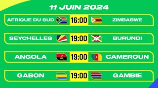 CALENDRIER DES MATCHS DE LA 3EME amp 4EME JOURNÉES DES ÉLIMINATOIRES DE LA COUPE DU MONDE 2026 [upl. by Ettennaj927]