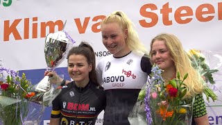 Marijke Groenwoud wint opnieuw de Klim van Steenwijk [upl. by Salome]