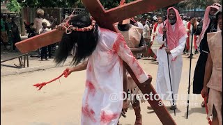 Stations Of The Cross  Catholic Church Of The Visitation Festac Town [upl. by Jamill725]