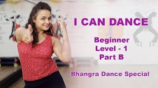 How to dance for Beginners  Aditi teaches easy Bhangra steps [upl. by Otreblide]