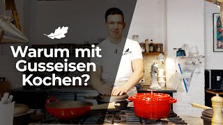 Darum solltest du mit Gusseisen Kochen  Vorteile von Gusseisen Töpfen amp Pfannen [upl. by Nylannej]