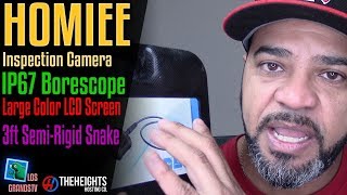 HOMIEE Inspection Camera Borescope 📷  LGTV Review [upl. by Bury539]