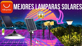 🌟😱¡Las 3 Mejores Lámparas Solares Para Exteriores Baratas de 2024 ✅☀️ [upl. by Rush]