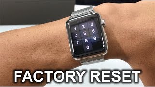 How To Factory Reset your Apple Watch Series 3  Hard Reset [upl. by Eliza]