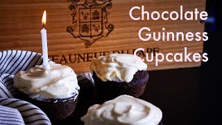 Guinness Cupcakes with Baileys Frosting  ASMR Cooking  In Carinas Kitchen [upl. by Tufts336]