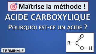 1 Pourquoi lacide carboxylique est un acide  Tle  Chime [upl. by Hube]