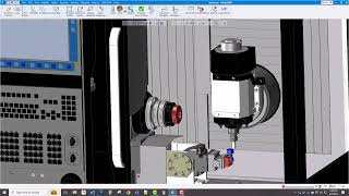 Willemin 408MT GibbsCAM Digital Twin [upl. by Enneiluj644]