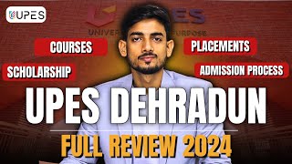 UPES Dehradun 2024 A Comprehensive University Review  FEE STRUCTURE  PLACEMENTS [upl. by Pelagia]