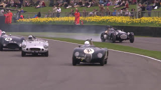 The earliest sportscars  Peter Collins Trophy highlights  Goodwood 72MM [upl. by Aihsinat192]