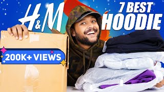 7 Best HampM HoodieSweatshirt Haul for Men 2023 🔥 HampM Winter Hoodies Review India 2023  ONE CHANCE [upl. by Alli625]