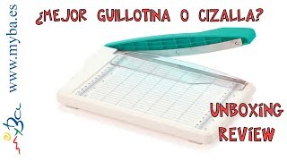 ¿Mejor guillotina o cizalla Review completa guillotina Artemio ¿Qué corta Comparación cizallas [upl. by Legna514]