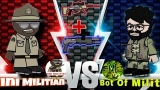 Militian vs BotofMilitia 1vs1Militian vs Bot🤨minimilitiaclassicminimilitianmilitian [upl. by Joya]