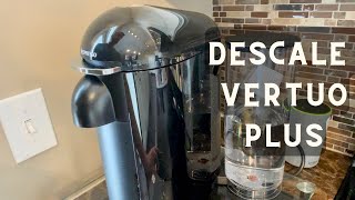 Nespresso Vertuo Plus Descaling  From Start to Finish [upl. by Lagiba54]