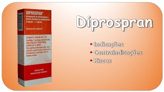 DIPROSPRAN Indicações contraindicações e riscos [upl. by Olympe]