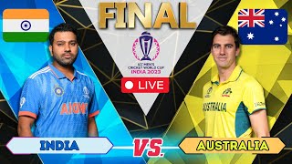 Live India Vs Australia World cup 2023  Ahmedabad  Live Match Score  IND vs AUS World Cup Final [upl. by Diao514]