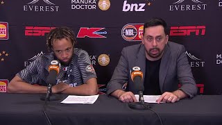 Mody Maor and Parker JacksonCartwright press conference vs Tasmania JackJumpers  Round 13 NBL24 [upl. by Daveen]