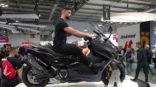 New 2024 YAMAHA TMAX 560 scooter in EICMA show [upl. by Avin194]