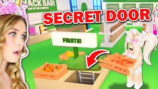 SECRET DOOR In NEW Grocery Store In Adopt Me Roblox [upl. by Lemak]