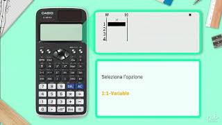 Con la calcolatrice Casio  Calcolo della media e della deviazione standard [upl. by Spearing]