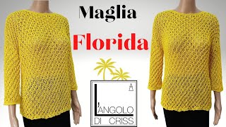 Maglia ai ferri quotFLORIDAquot [upl. by Athene]