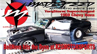 1969 Torq Storm Supercharged Nova BelleNova Hits the Dyno Madspeed S2Ep89 [upl. by Elset]