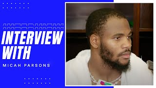 Micah Parsons Postgame Week 3 BALvsDAL  Dallas Cowboys 2024 [upl. by Aicilaana]