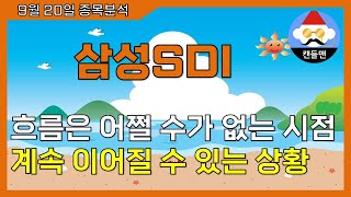 삼성SDI  흐름은 어쩔 수가 없는 시점 ㅣ 계속 이어질 수 있는 상황 [upl. by Notlehs151]