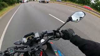 125cc Ride on the Motorway [upl. by Syl]