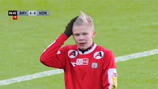 14 year old Erling Haaland was INSANE [upl. by Angel]