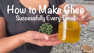 How to Make Ghee  Home Made Ghee  Ghee Recipe  Clarified Butter  How to Make Clarified Butter [upl. by Efeek]